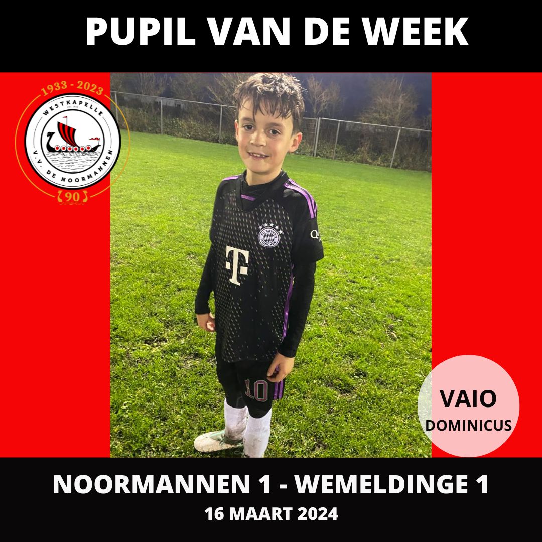 Pupil van de week Vaio